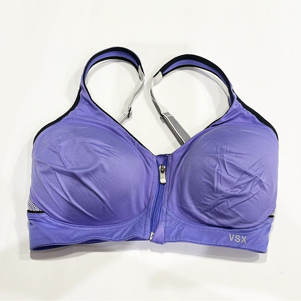 32D VSX VS Victoria’s Secret front closure non-wire sports bra